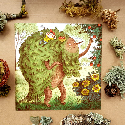 Pack of 4 Creature Companion Postcards