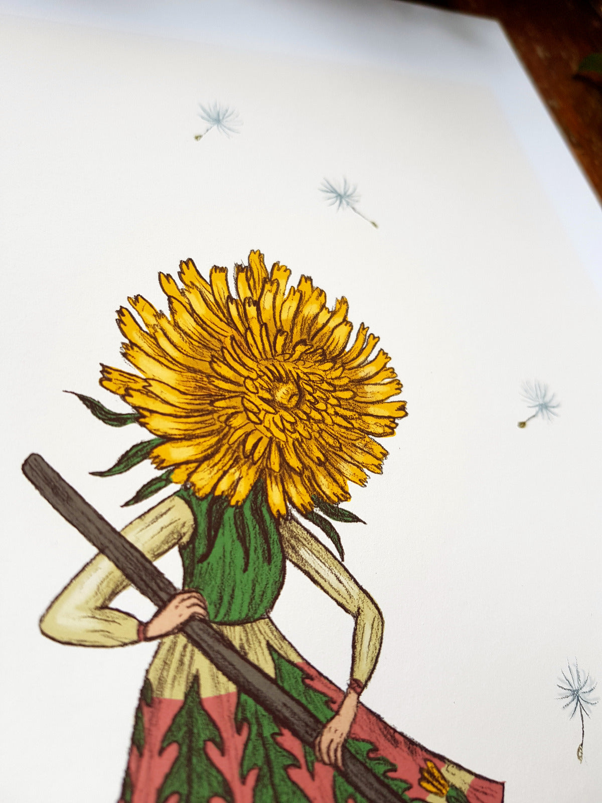 Dandelion Sweeper Print