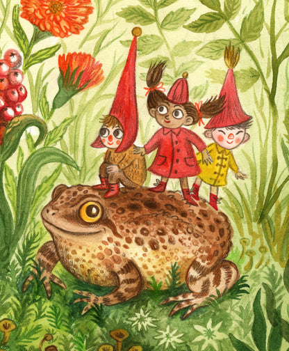 Toad and Friends Print