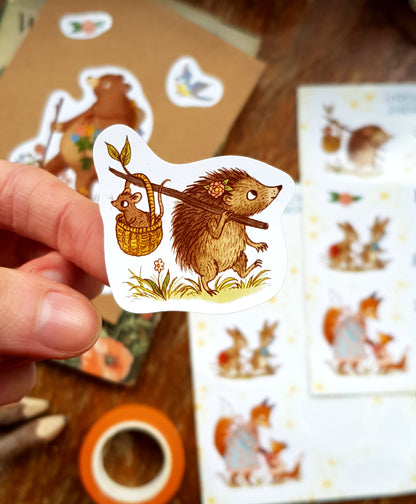 Woodland Animals Sticker Sheet