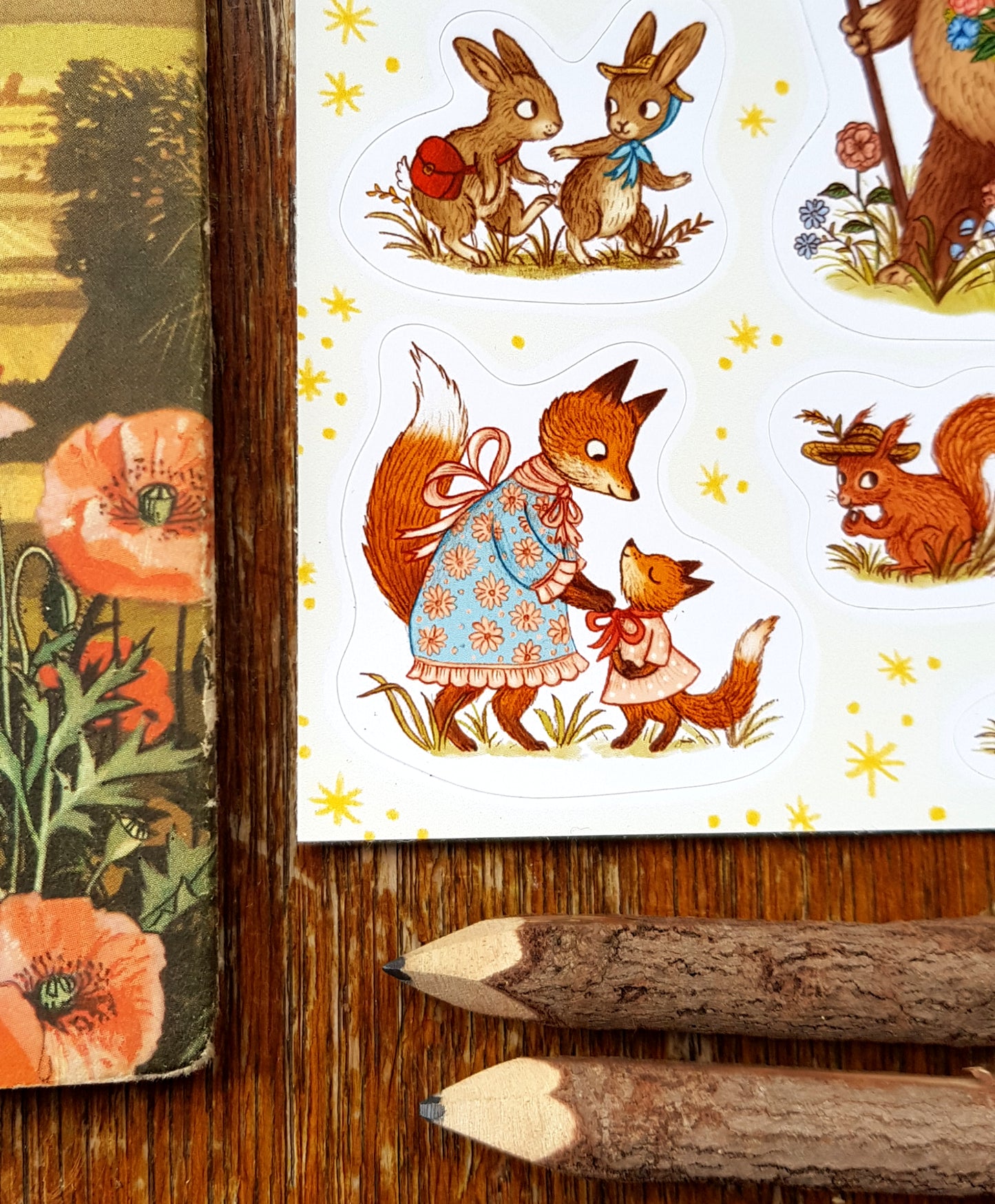 Woodland Animals Sticker Sheet